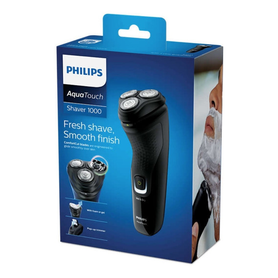 Afeitadora Philips 3d Inalámbrica Con Patillero S1223