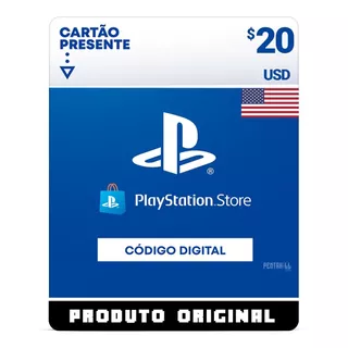Gift Card Psn Playstation $20 Dólares Ps4 Ps5 Usa