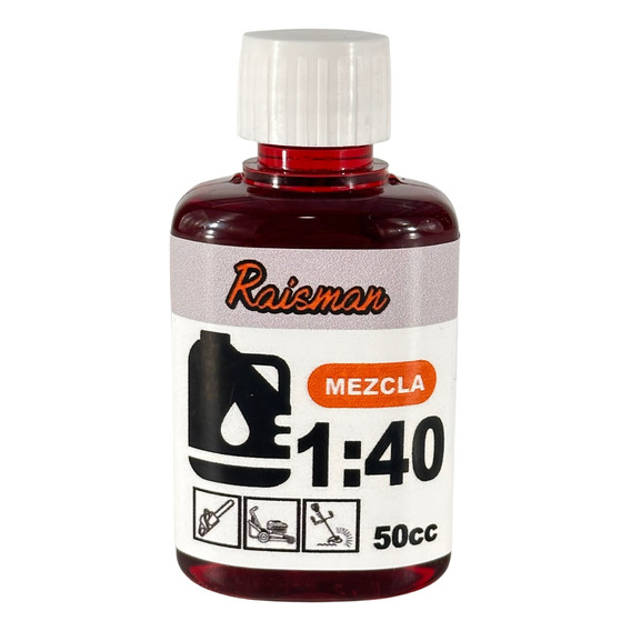 Aceite Raisman® Para Mezcla Motosierras Desbrozadoras 50ml