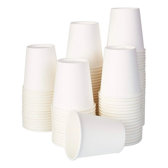 Vaso De Papel 250ml Para Bebida Fría Y Caliente 50 Unidades