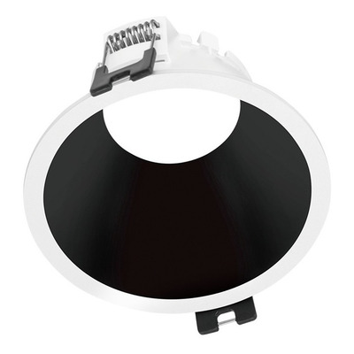 Spot De Embutir Seb Blanco Con Negro Apto Led Gu10 Deco Lk Blanco Con Negro