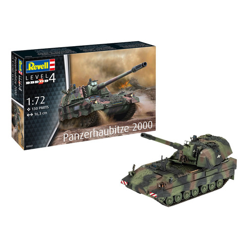 Tanque Panzerhaubitze 2000 1/72 Model Kit Revell