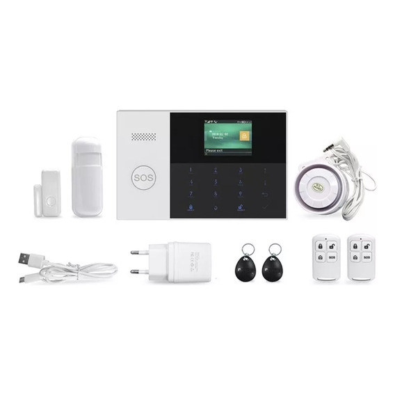 Alarma Kit  Wifi + Gsm Inalambrica + Cableada + Accesorios