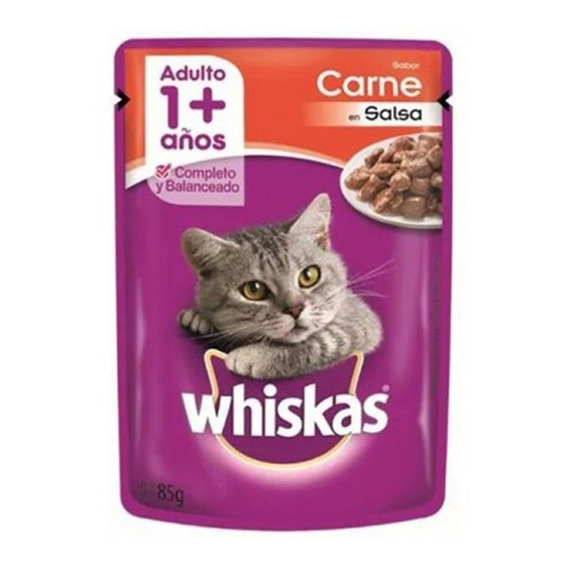 Sachet Whiskas Carne 20 Un.