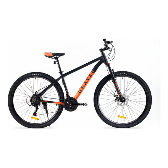 Bicicleta De Montaña Mtb Everest R27.5 21v Shimano Disco Color Naranja Tamaño del cuadro M