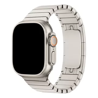 Pulseira Aço Inox Para Apple Watch 7 8 9 Ultra 44 45 49mm 