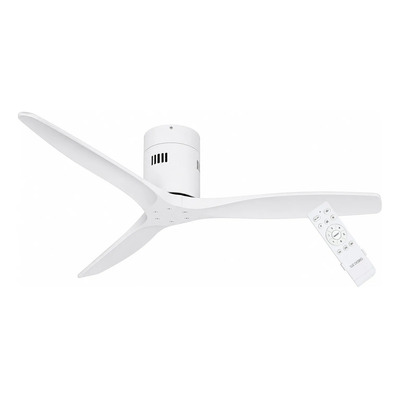 Ventilador De Techo Alisio Blanco Control Remoto Diseño 1.321 M 53 Hz/ 60hz Blanco Abs 3