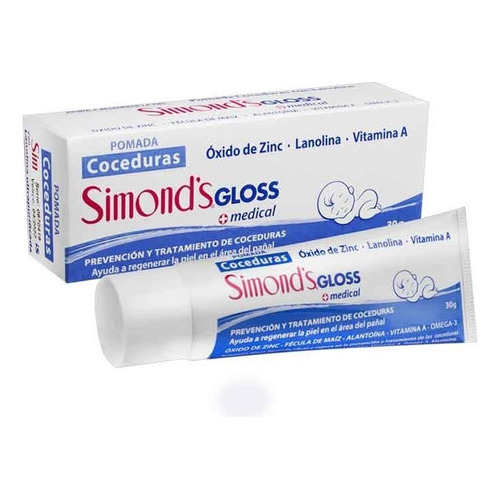 Simond's pomada coceduras gloss medical 30gr