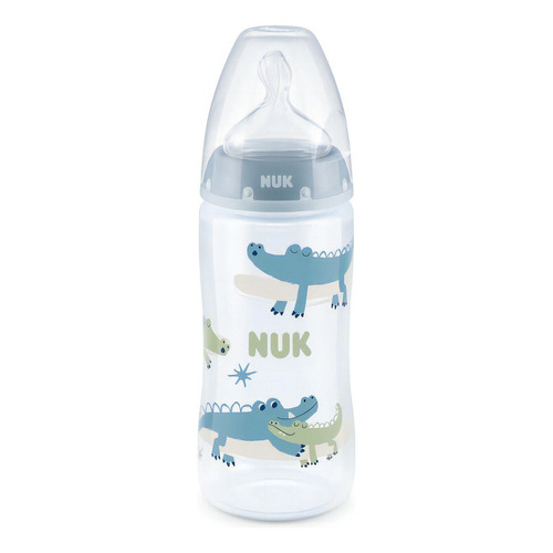 Nuk Mamadera Fc + Con Ct 300ml (6-18m) - Cocodrilo