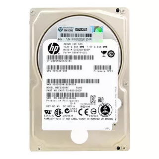 Hd Hp Sas 2.5 300gb Eg0300fbdsp 507127-b21 507284-001 599476-001 Mbf2300rc