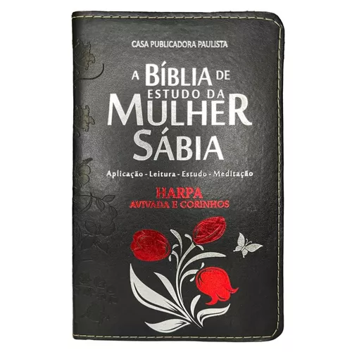 Bíblia De Estudo Da Mulher De Deus RC Letra Grande Com Harpa