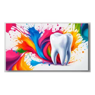 Cuadro Dentista Dientes Odontologia Canvas Especi 130x90 D0