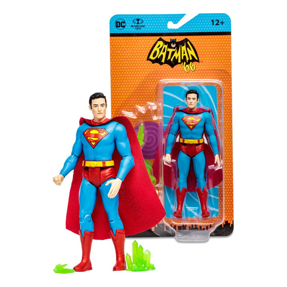 Figura De Acción Mcfarlane Dc Batman 66 - Superman 12