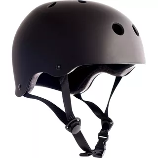 Casco Protección Certificado Patines Skate Scooter - Negro