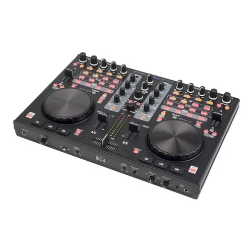 Controlador DJ Stanton Magnetics DJC.4 preto da 2 canais 127 Controlador DJ Stanton Magnetics DJC.4 preto da 2 canais 127