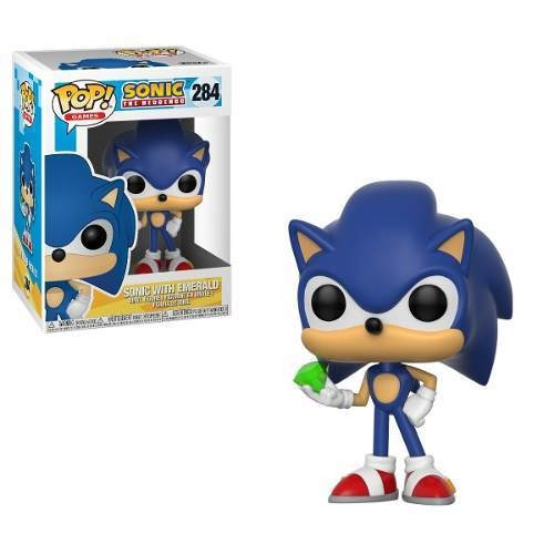 Funko Pop! Games Sonic the Hedgehog Sonic With Emerald