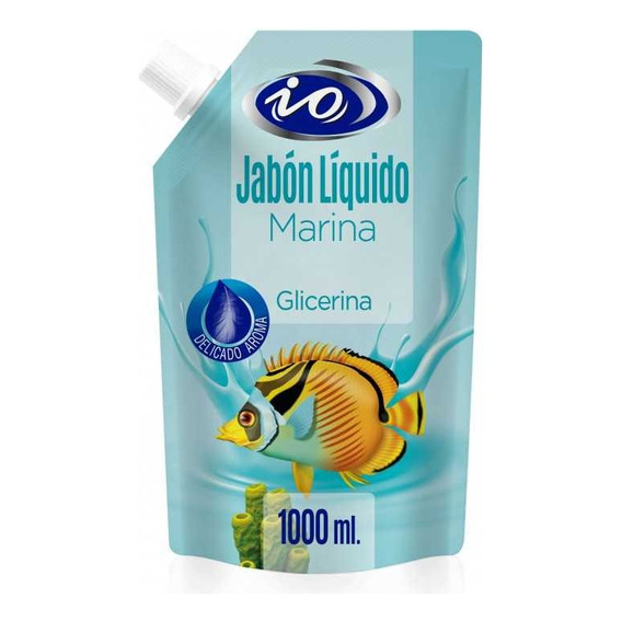 Jabón Liquido Io Suavidad Frescura Marina Humectante 1000ml 