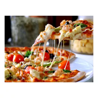Adesivo Personalizado Pizza Forno Lenha Pizzaria 4m²