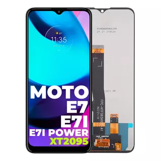 Módulo Display Pantalla Motorola E7i Power Original Negro 