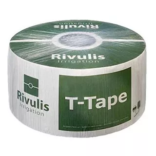 Cinta De Goteo Rivulis T-tape X 2900 M 175 Mic Goteros 20 Cm