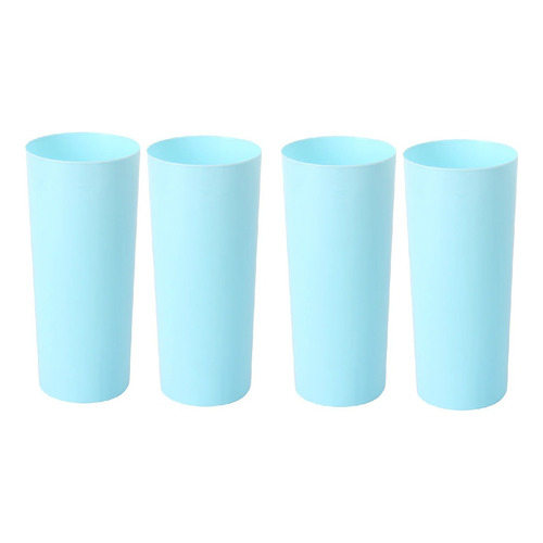 Vaso Trago Largo X 20 Pastel Perlado Colores Cotillon Fiesta Color Pastel Celeste