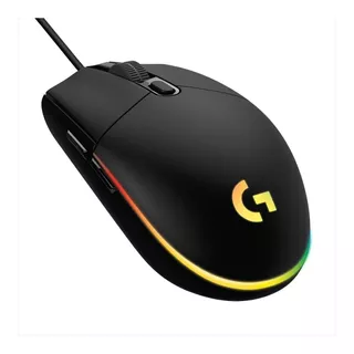 Mouse Gamer Logitech New G203 Lightsync Rgb Color Negro