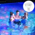 Luz Flotante J Solar Para Estanque, Led Que Cambia De Color,