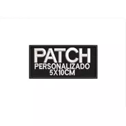 Patch Com Velcro 5cm X 10cm Personalizado