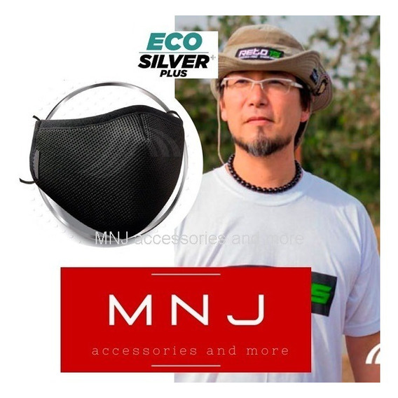 Mascarillas Eco Silver Premium Nano Mask M/l Hilos De Plata