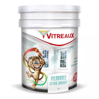 Pintura Latex Blanco Satinado Lavable Interior Exterior 20lt