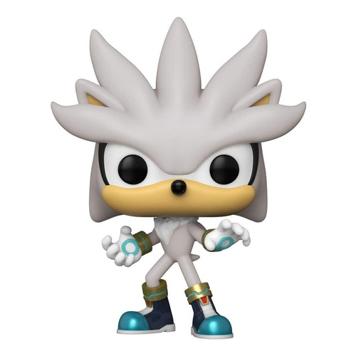 Figura De Acción Sonic The Hedgehog Silver De Funko Pop! Games