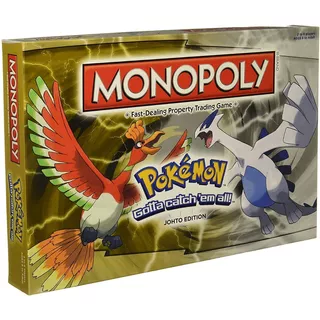 Monopoly Pokemon Johto Edition - Totalmente Em Inglês