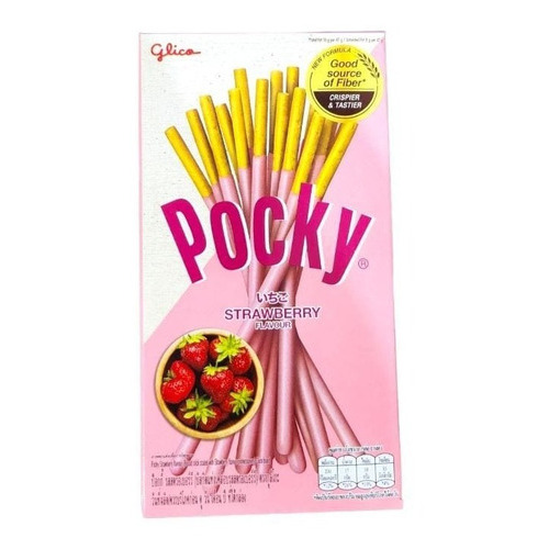 Pocky - Palitos Cubierto De Frutilla. Origen Tailandia