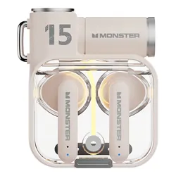 Fones de ouvido sem fio Monster Xkt15 Bluetooth 5.3 Bege no Mercado Livre com oferta e cupom de desconto