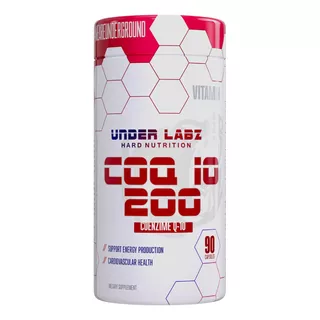 Coq10 Coenzima Q10 Under Labz 200g Ubiquinona 90cps Energia