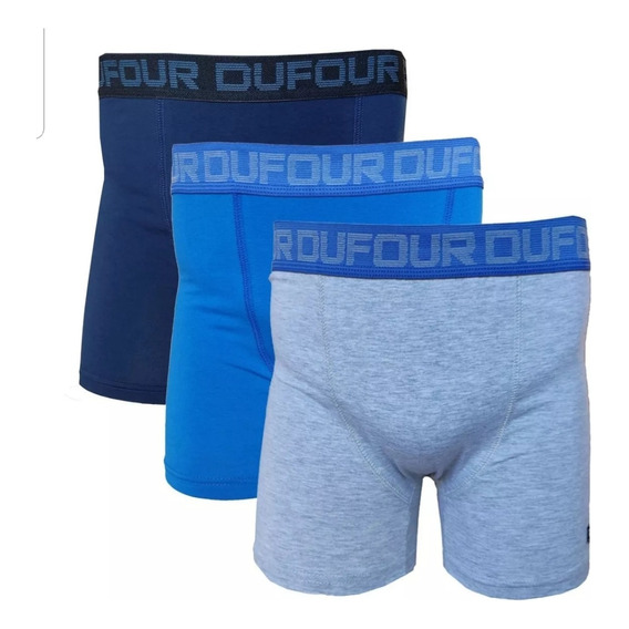 Pack X6 Boxer Dufour Art12058 ALG Y Lycra Surtido De Colores