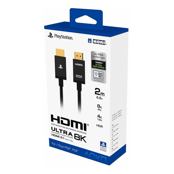 Cable Hdmi Hori 2.1 Para Ps5 4k / 8k