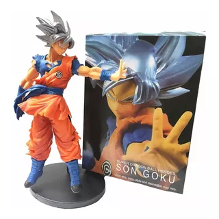 Figura De Dragon Ball Super Goku Ultra Instinto 21cm Pvc 