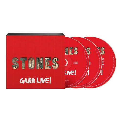 Cd Rolling Stones Grrr en vivo! [2 CD/DVD] Importado sellado