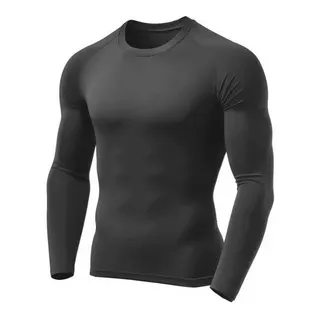 Blusa Uv Proteção Solar Camisa Térmica Masculina Slim 