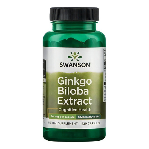 Ginkgo Biloba Extracto / 60mg / 120 Capsulas