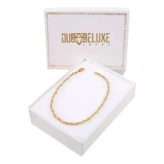 Pulsera Mujer Bolitas Cr 2mm Platabañooro24k Duodeluxejoyas®