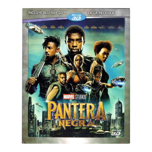 Pantera Negra Black Panther Marvel Pelicula Blu-ray 3d