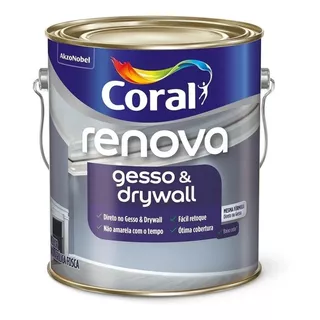 Tinta Para Gesso E Drywall Branco 3,6lt Renova Coral