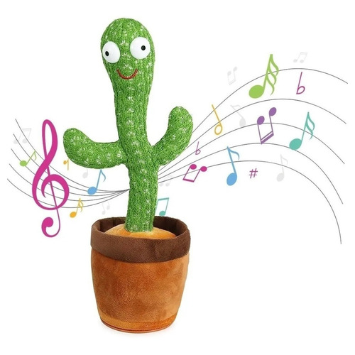 Cactus Peluche Bailarin Canta Graba Educativo Aprendizaje