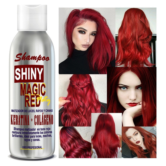 Shampoo Matizador Cabellos Rojos Shiny Magic Red