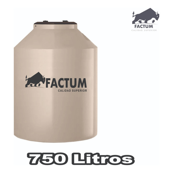 Tanque Agua 750lts Litros Clásico Tricapa Factum 