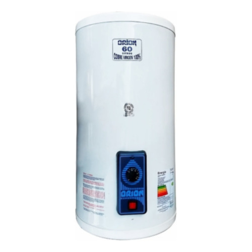 Calefon Termotanque 60 Lts Cobre Orion Color Blanco