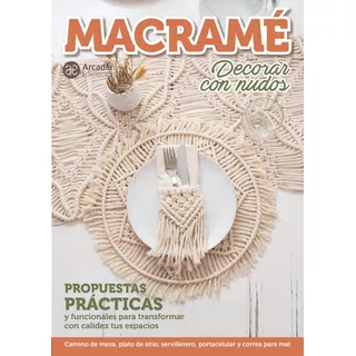 Revista Decoración Macramé Con Nudos Paso A Paso 6 Proyectos