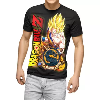 Camisa Camiseta Goku Dragon Ball Z Blusa Masculina Infantil
